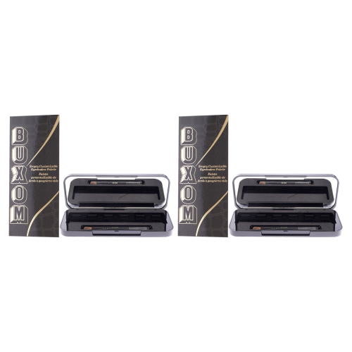 Buxom Buxom Empty Customizable Eyeshadown Palette - Pack of 2 for Women 1 Pc Empty Case