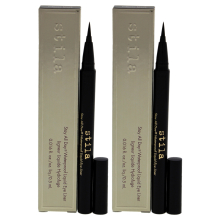 Stila Stay All Day Waterproof Liquid Eye Liner - Intense Black - Pack of 2 for Women 0.016 oz Eyeliner