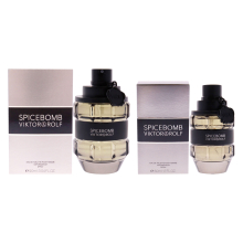Viktor and Rolf Spicebomb Kit For Men 2 Pc Kit 3.04oz EDT Spray, 1.7 oz EDT Spray