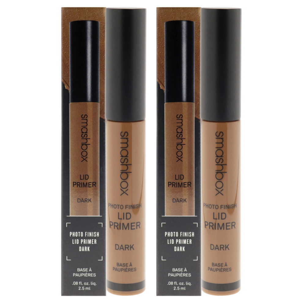 SmashBox Photo Finish Lid Primer - Dark - Pack of 2 for Women 0.08 oz Eye Primer