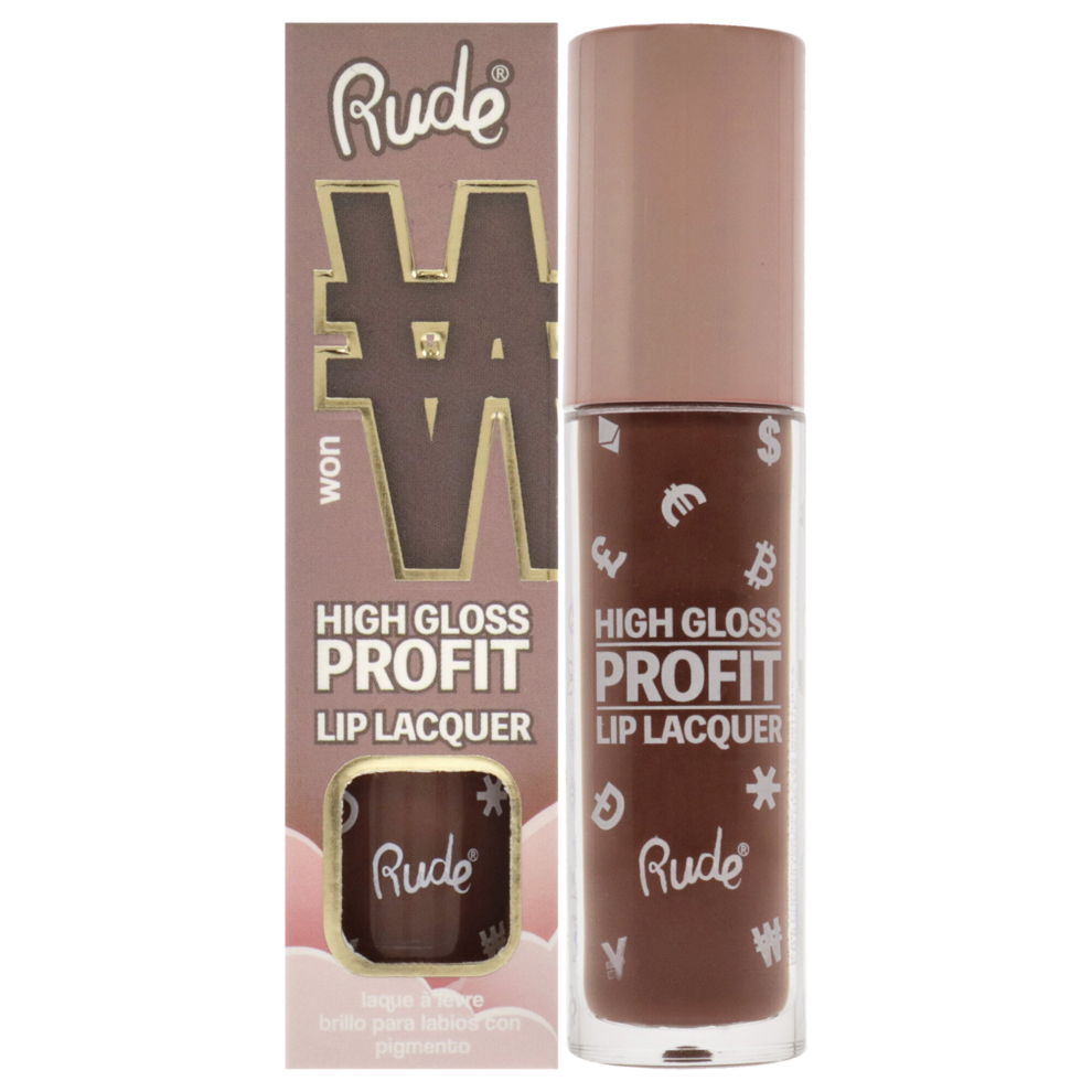 Rude Cosmetics High Gloss Profit Lip Lacquer - Won For Women 0.141 Oz Lip Gloss