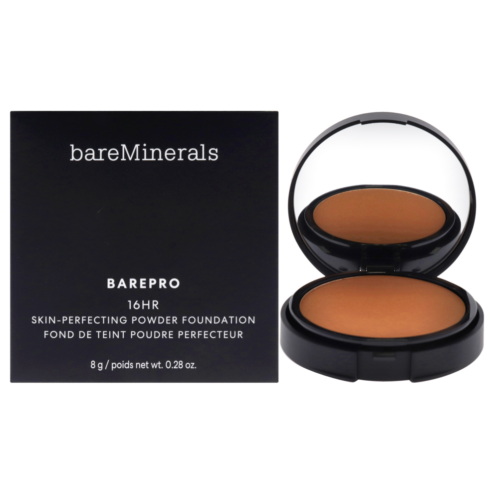 bareMinerals Barepro 16HR Skin Perfecting Powder Foundation - 45 Medium Deep Warm for Women 0.28 oz Fundation