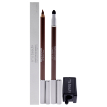 RMS Beauty Straight Line Oogpotlood - Oogschaduw, Crème Oogliner met Slijper, Zwart & Bruin