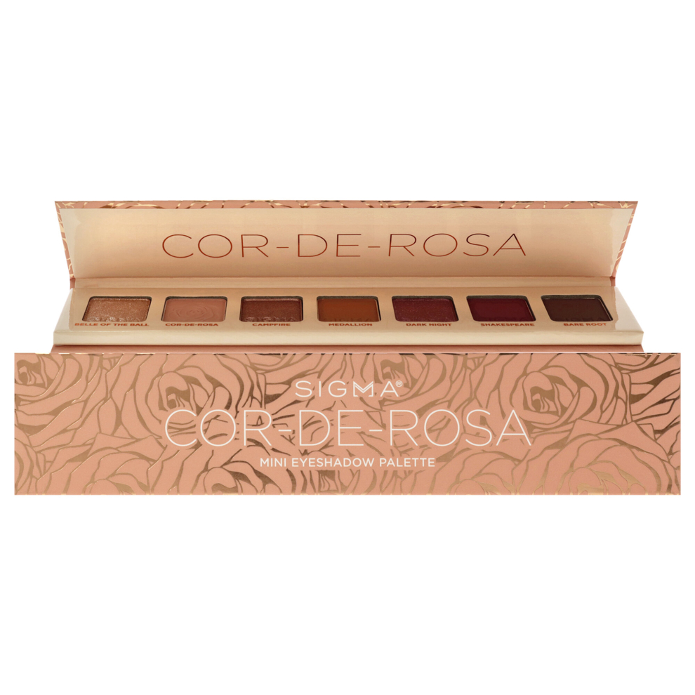 Sigma Beauty Cor-De-Rosa Mini Eyeshadow Palette For Women 0.27 Oz Eye Shadow