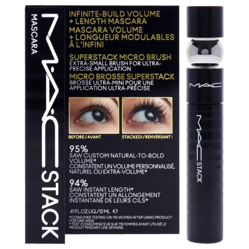 MAC MAC Stack Black Mascara Micro Brush 12ml Full Size