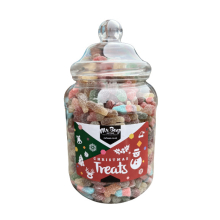 (1700gm) Fizzy Mix Christmas Treats Gift Sweets Novelty Jar