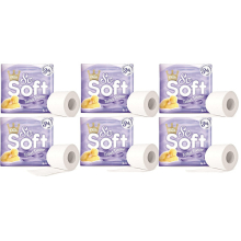 Little Duck So Soft Classic Comfort Toilet Rolls 3 Ply 6 x 9 Pack = 54 Rolls