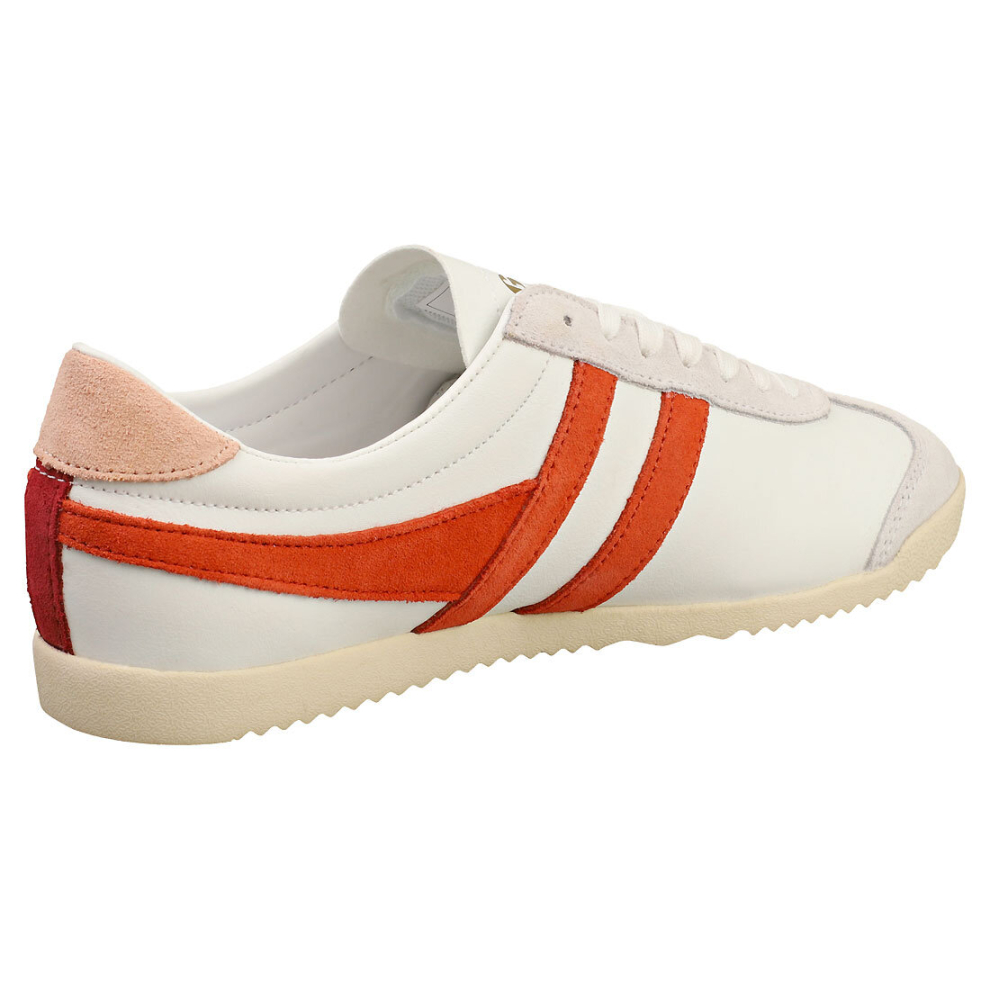 Gola Bullet Pure Womens Fashion Trainers In White Saffron - 9 Uk