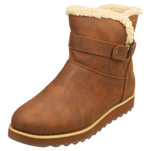 (3) Skechers Keepsakes 2.0 Vegan Womens Classic Boots in Chocolate