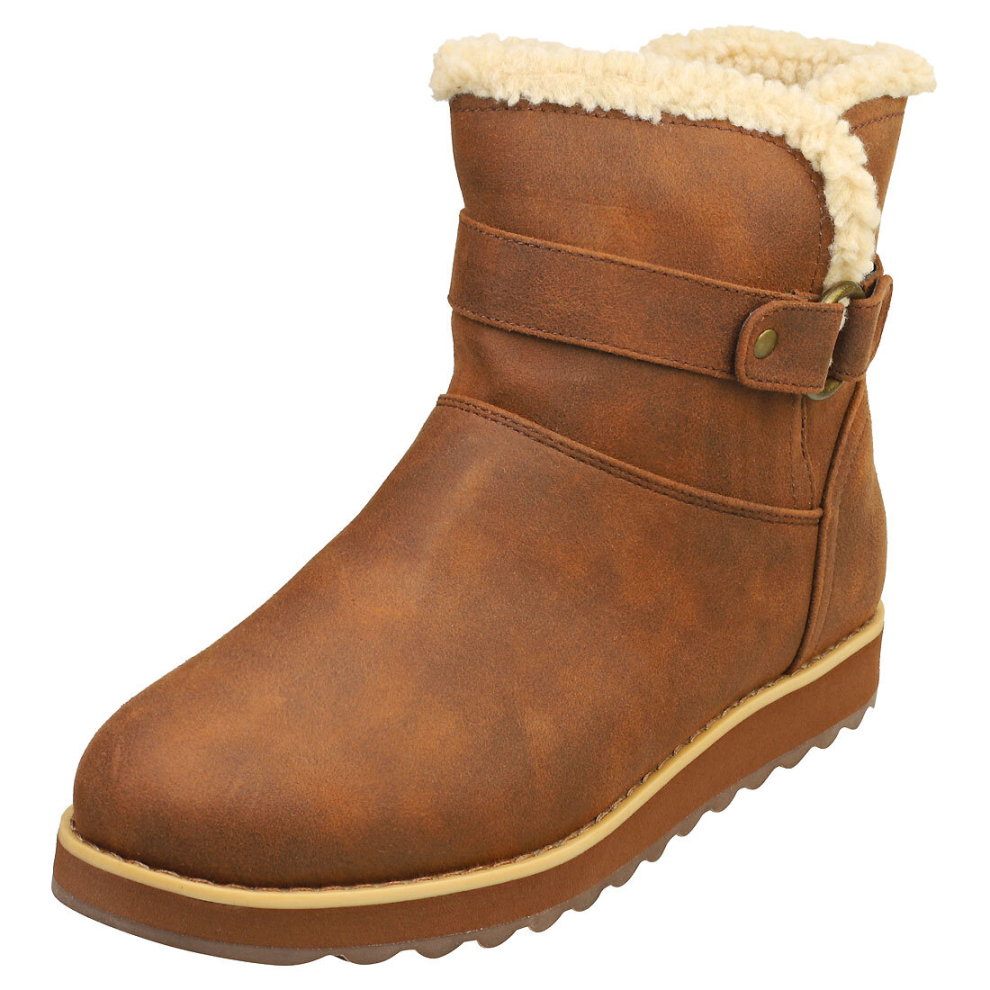 (8) Skechers Keepsakes 2.0 Vegan Womens Classic Boots in Chocolate