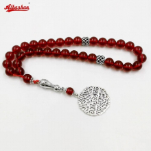 Tasbih Red Resin arabic accessories misbaha muslim prayer beads islamic rosary Bracelets ramadan Eid