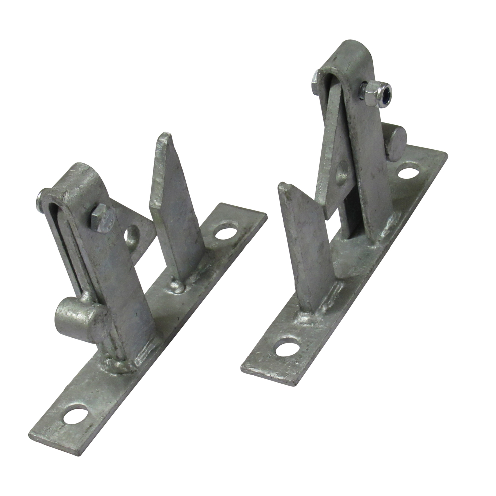 Securefix Direct Heavy Duty Auto Gate Catch X2 (Galvanised Automatic Latch Lockable) Size 2