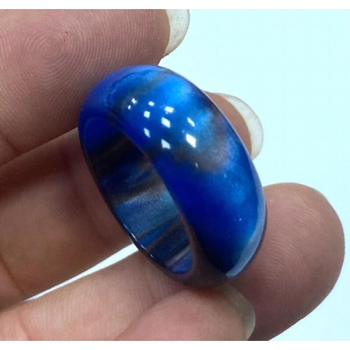 2.80g %100 natural Mexico Multicolor beeswax ring 10#