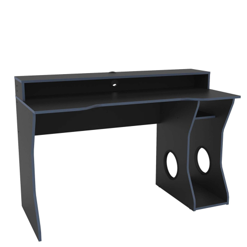 Birlea Black Computer Desk Birlea Enzo Gaming Blue Home Office Table 2