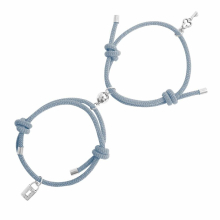 Key Lock Couple Bracelet Gift Adjustable Forever Love Relationship Bracelet Magnetic Bracelets Set Couple