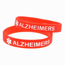 1PC Alzheimers Silicone Wristband Adult Size for Elder Outdoor by Wear
