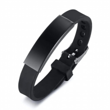 Colorful Silicone Bracelets for Boy Girl Size Adjustable Sports Wrist Jewelry