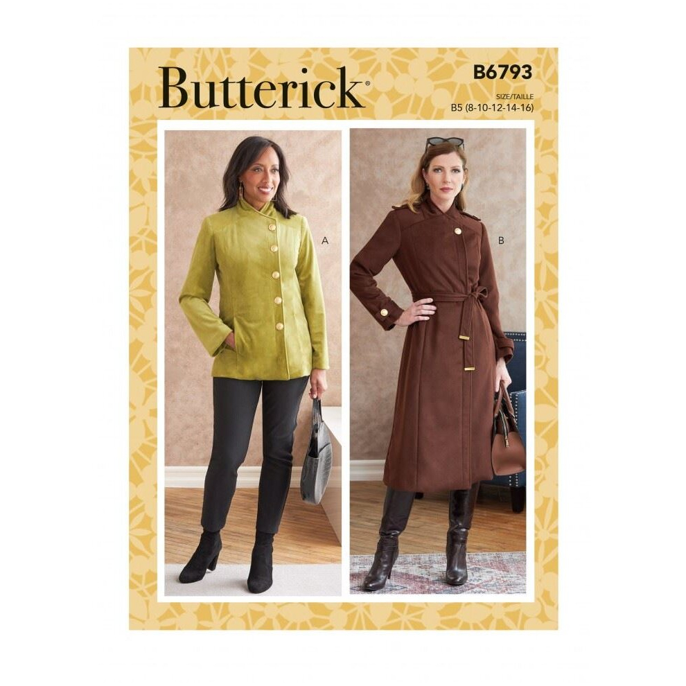 Butterick Sewing Pattern 6793 Women F5 (16-18-20-22-24)