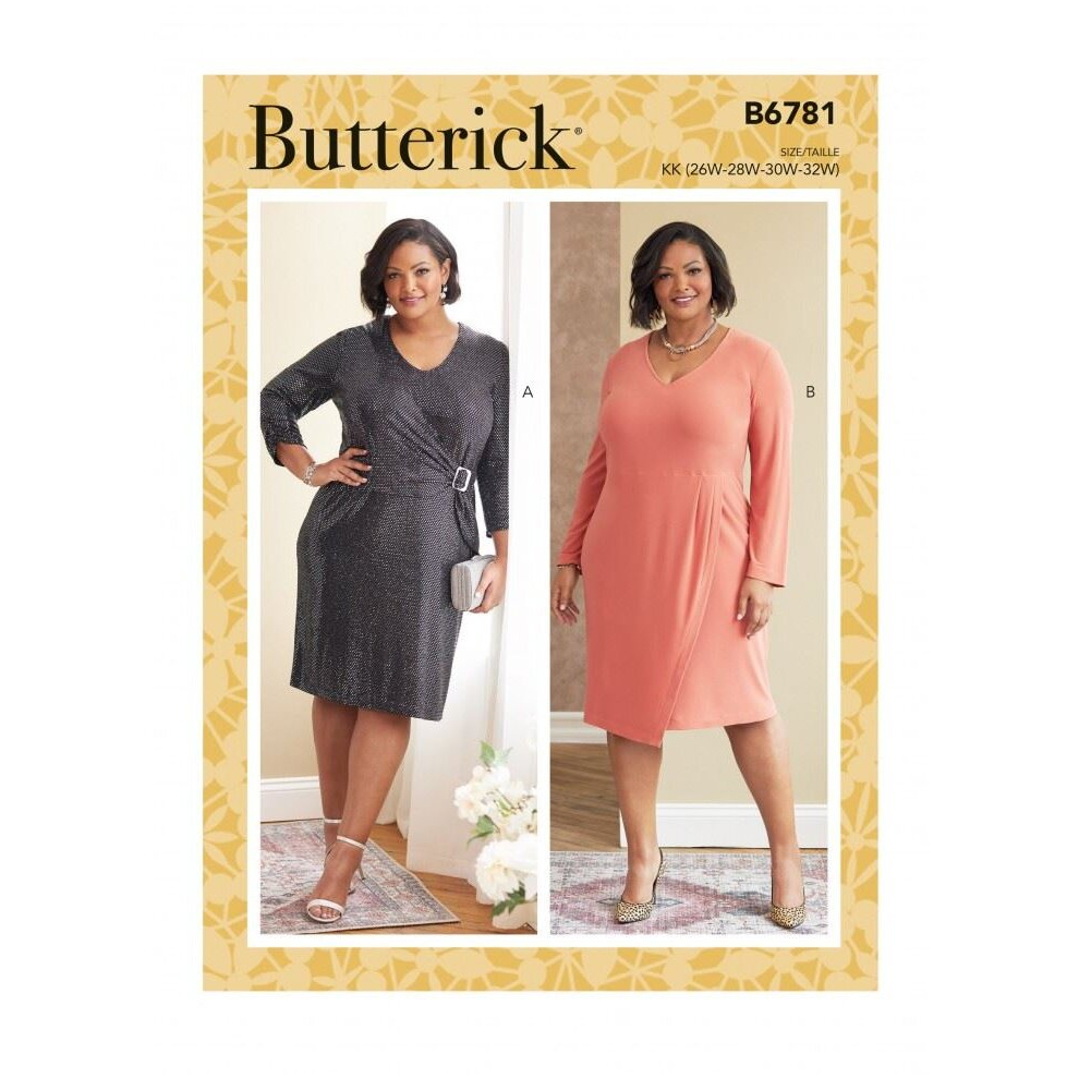 Butterick Sewing Pattern 6781 Women Rr (18W-20W-22W-24W)