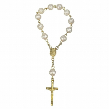 Baptism Rosary Beads Finger Baptism Rosaries Acrylic Finger Rosaries First Communion Favor Christening Party Gift