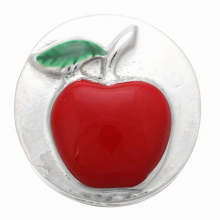 6pcs/lot Red Dripping Snap Button Accessories Fit 18mm DIY Snap Bracelet Buttons Jewelry