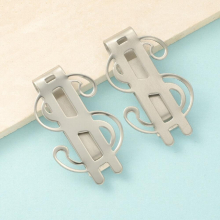 5Pcs/Lot Stainless Steel Mirror Polish Money Clip Cash Clamp Portable Party Business DIY Jewelry Accessories
