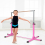 Gymax Kids Junior Gymnastic Training Bar Adjustable Horizontal Home Gym 100kg 10
