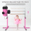 Gymax Kids Junior Gymnastic Training Bar Adjustable Horizontal Home Gym 100kg 5