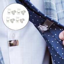 8x Invisible Mens Wallet Holder Clips Electroplate Anti-Floating