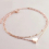GIRLS DOUBLE LAYER HEART ANKLET ANKLE BRACELET CHAIN ADJUSTABLE 1