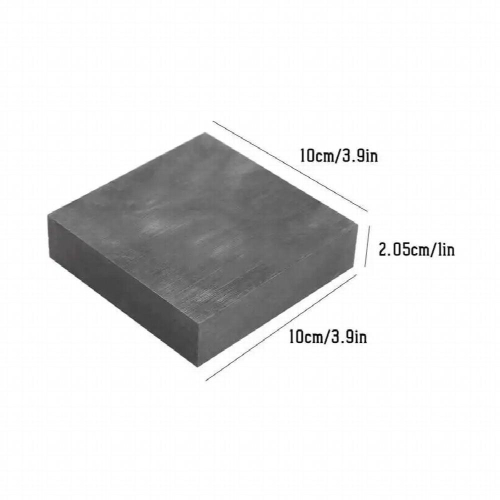 1Pcs High Purity Graphite Blank Block Sheet Casting Ingot Plate 4 x 4 x 1inch 2