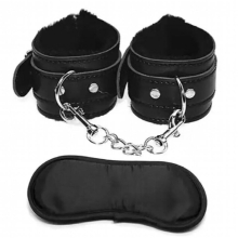Bracelet Sex Toys Bundled Toys Leather Handcuffs Eye Mask Adult Men and Women Passionate Alternative Flirting Props