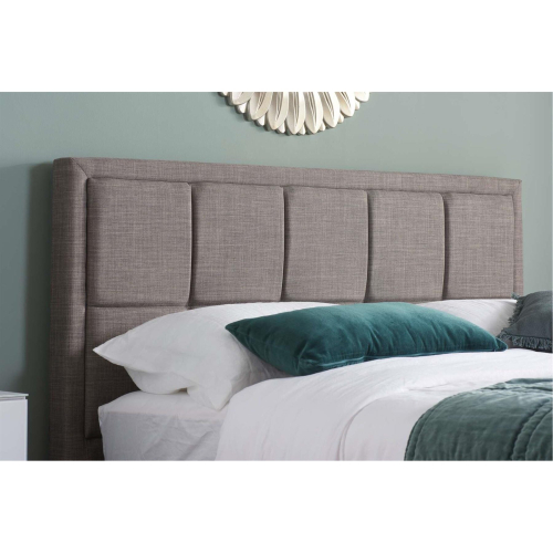 Birlea Double Ottoman Bed Grey Hannover Frame 4FT6 135cm Bedstead Storage Fabric 2