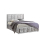 Birlea Double Ottoman Bed Grey Hannover Frame 4FT6 135cm Bedstead Storage Velvet Fabric 6