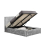 Birlea Double Ottoman Bed Grey Hannover Frame 4FT6 135cm Bedstead Storage Velvet Fabric 7