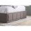 Birlea Double Ottoman Bed Grey Hannover Frame 4FT6 135cm Bedstead Storage Fabric 5