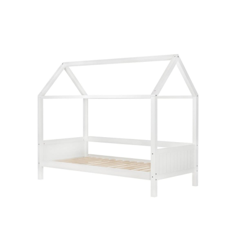Birlea White Single Bed Frame Birlea Home 3FT 90cm Wood Canopy Kids Solid 2