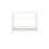 Birlea White Single Bed Frame Birlea Home 3FT 90cm Wood Canopy Kids Solid 4