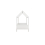 Birlea White Single Bed Frame Birlea Home 3FT 90cm Wood Canopy Kids Solid 6
