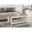 Birlea Coffee Table Cream & Oak Birlea Highgate Rectangular Farmhouse Shabby Chic 1