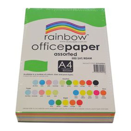 Rainbow Rainbow A4 Copy Paper 80gsm 100pcs