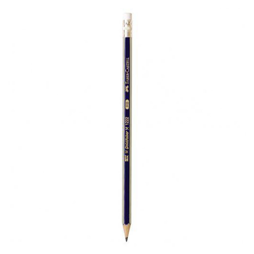 Faber-Castell Goldfaber Graphite Lead Pencil W/ Eraser 12Pcs