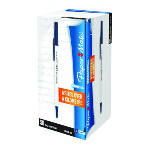 Paper Mate Papermate Kilometrico Medium Ballpoint Pen 50pcs (Black)