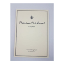 Ozcorp Premium Parchment Paper Pad (19x14cm) - Cream