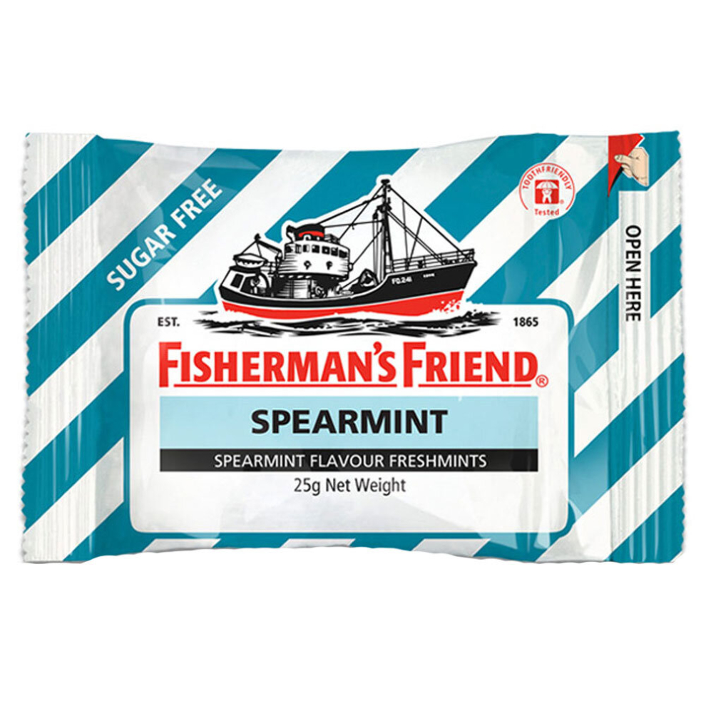 Latestbuy Fishermans Friend Sugar Free Spearmint Lozenges - 12 X 25G