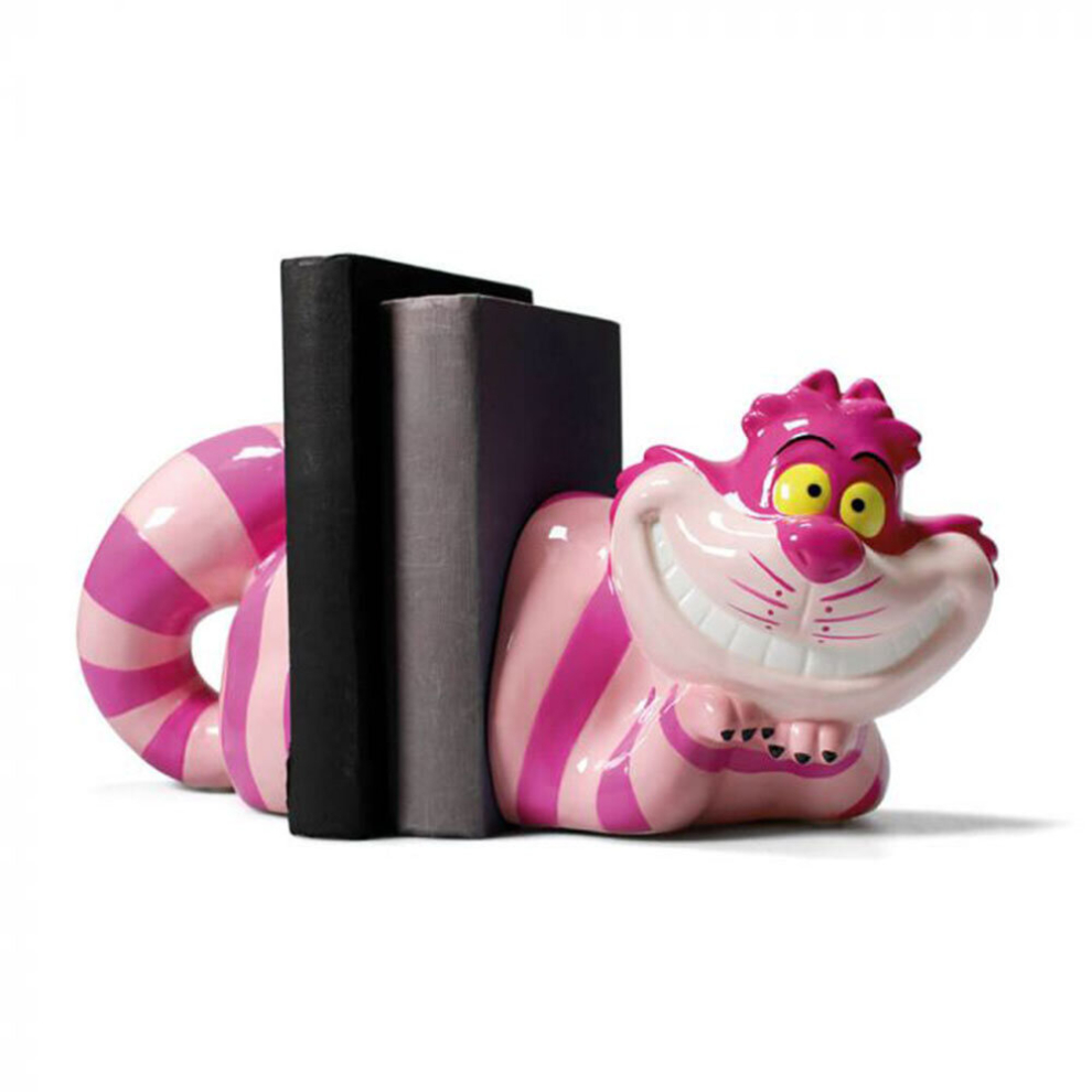 Disney Alice In Wonderland Cheshire Cat Bookends & Money Bank