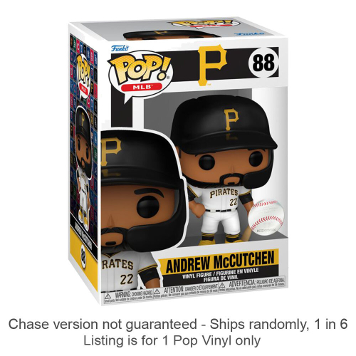 MLB Pittsburgh Pirates Andrew McCutchen Pop! Chase Ships 1 in 6