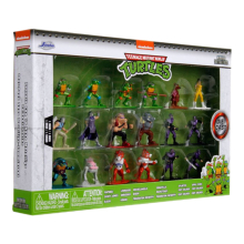 Teenage Mutant Ninja Turtles TV'87 1.65in Nano MetalFigs 18-Pack – Die-Cast Collectible Figures, Nickelodeon Licensed