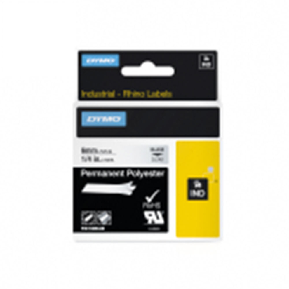 Dymo Rhino Pro Permanent Polyester Label Tape (6X6mm) Black