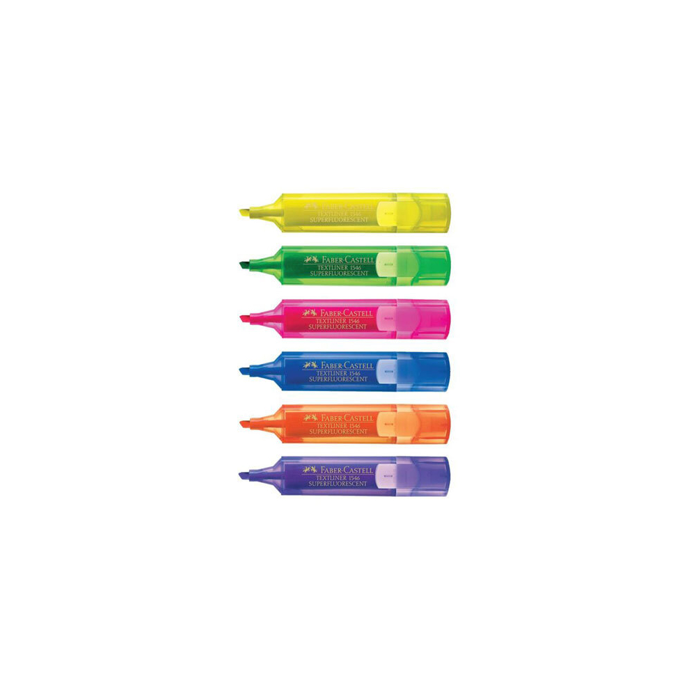 Faber-Castell Textliner Ice Highlighter (Wallet of 6)